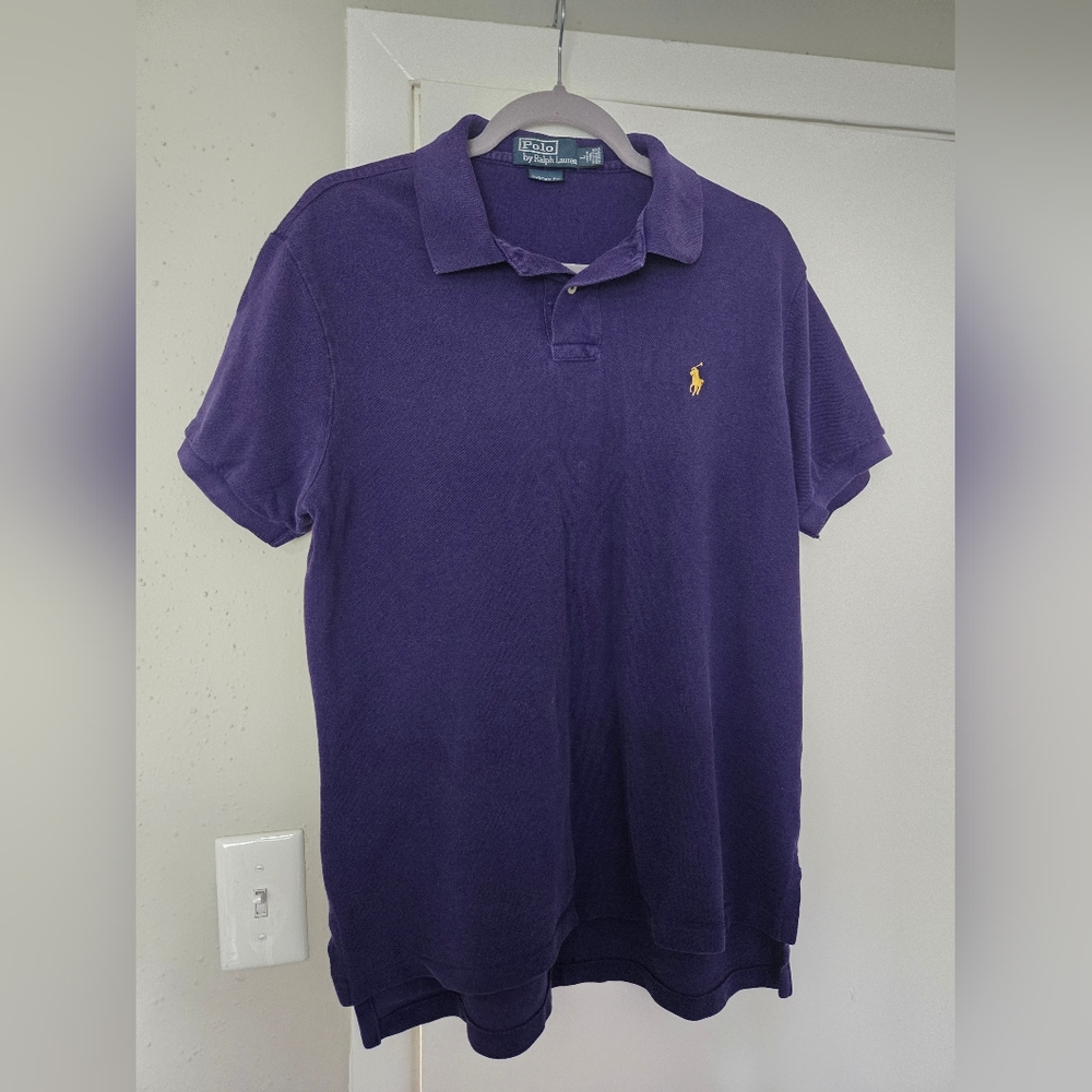 Ralph Lauren Men's Polo Shirt in Deep Purple